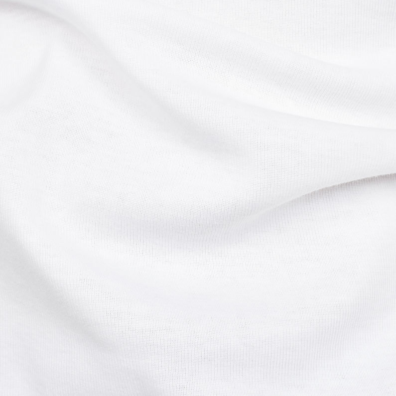 G-Star RAW® Mai Slim T-Shirt Weiß fabric shot