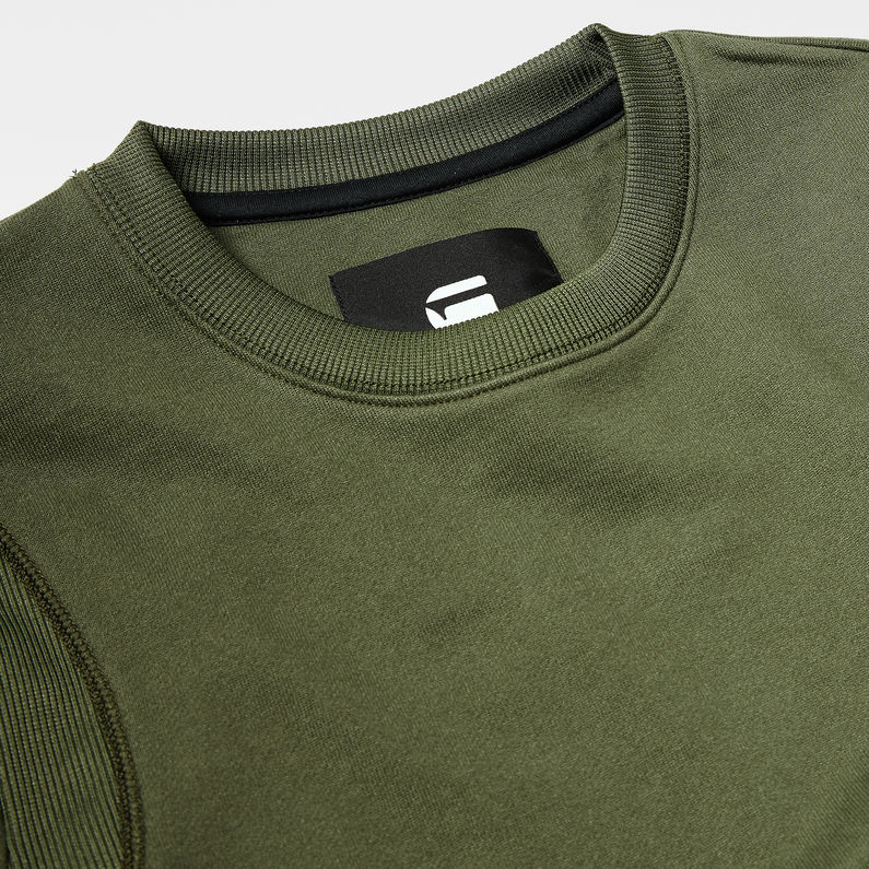G-Star RAW® Motac Sweater Green detail shot