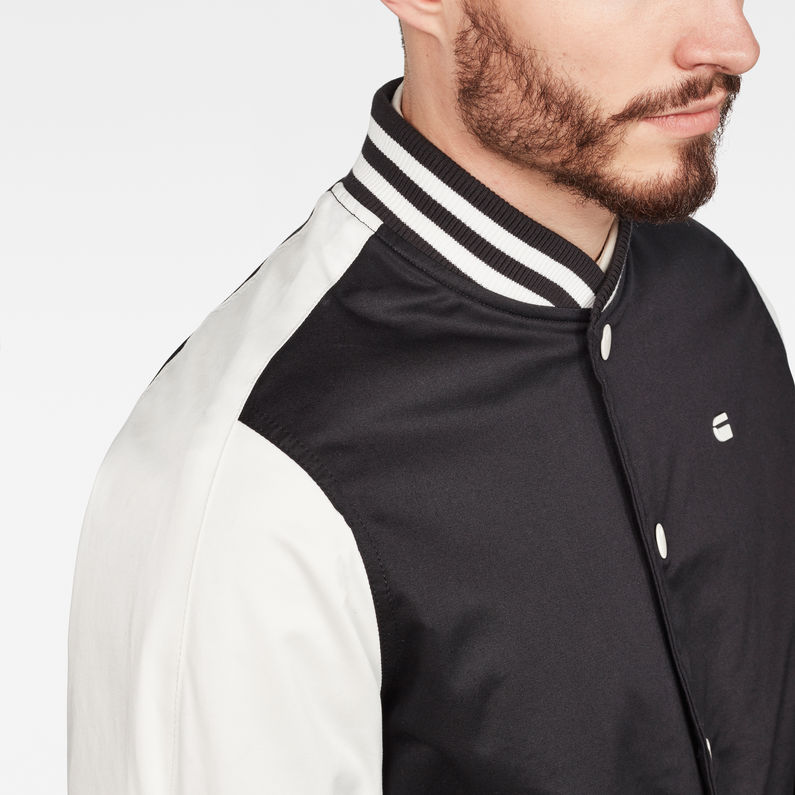 G-Star RAW® Rackam Sports Bomber Black detail shot