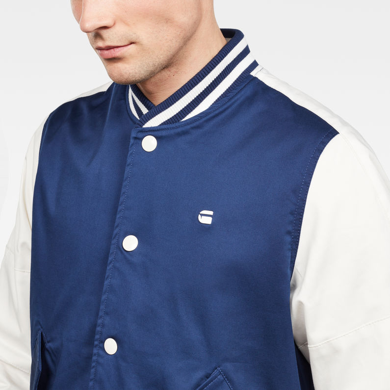 G-Star RAW® Rackam Sports Bomber Dark blue detail shot