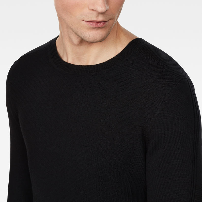 G-Star RAW® Motac-X Knit Black detail shot