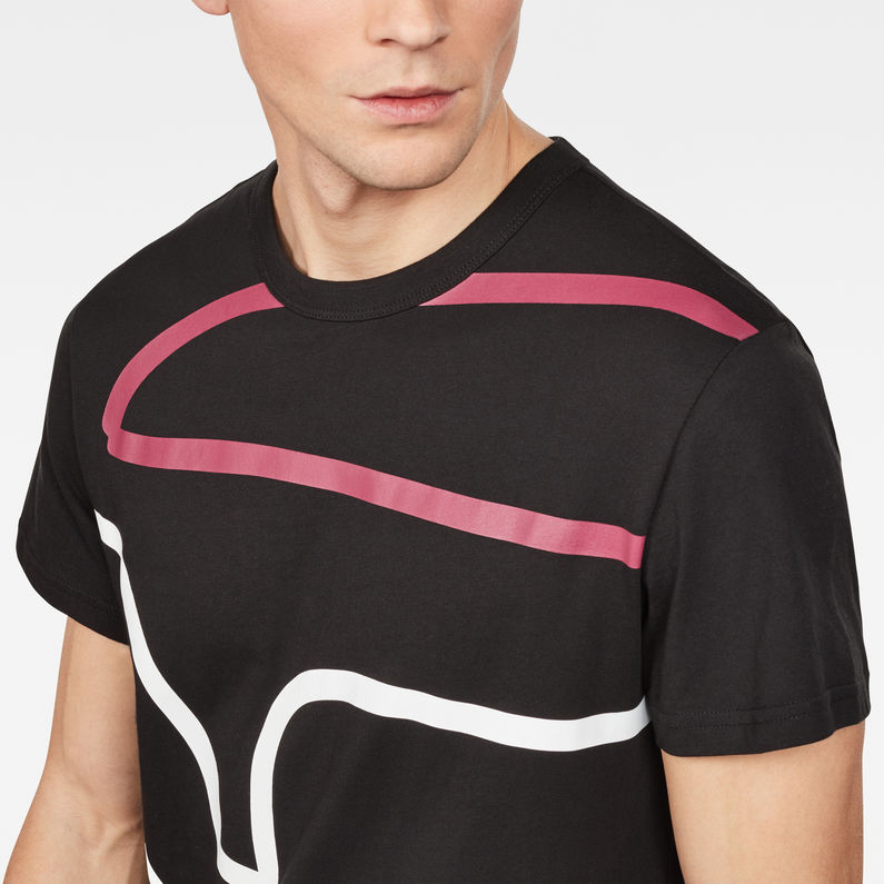 G-Star RAW® Selce T-Shirt Black detail shot