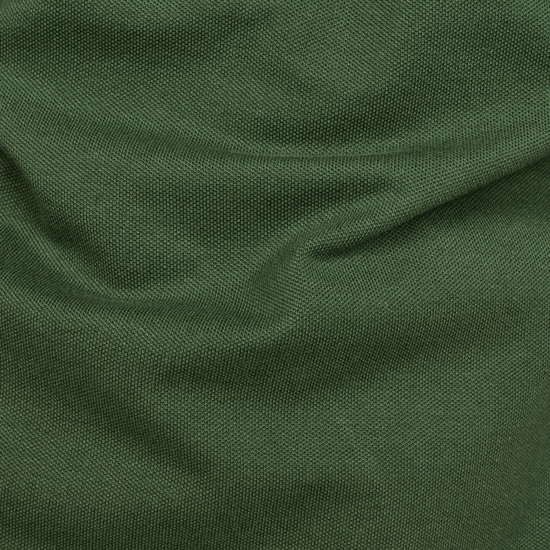G-Star RAW® Core Polo Green fabric shot