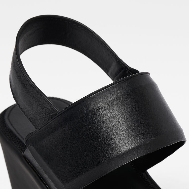 G-Star RAW® Core Strap Flatform Sandal Black detail