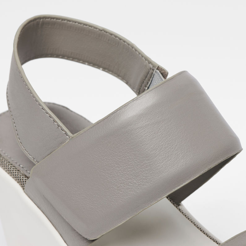G-Star RAW® Core Strap Flatform Sandal Grau detail
