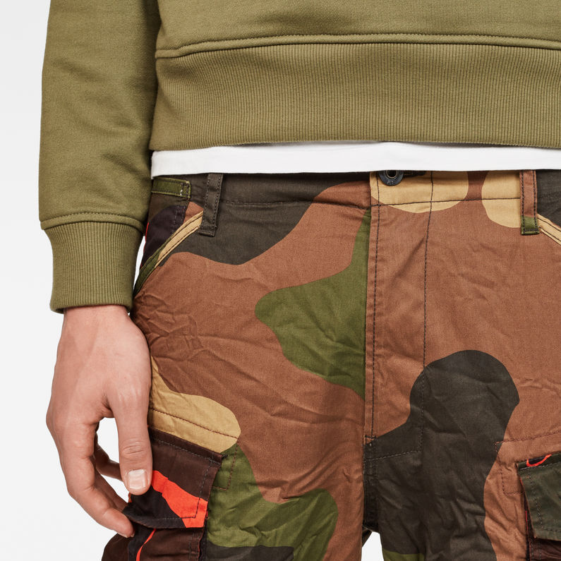 G-Star RAW® Rovic Mix Loose Shorts Green detail shot
