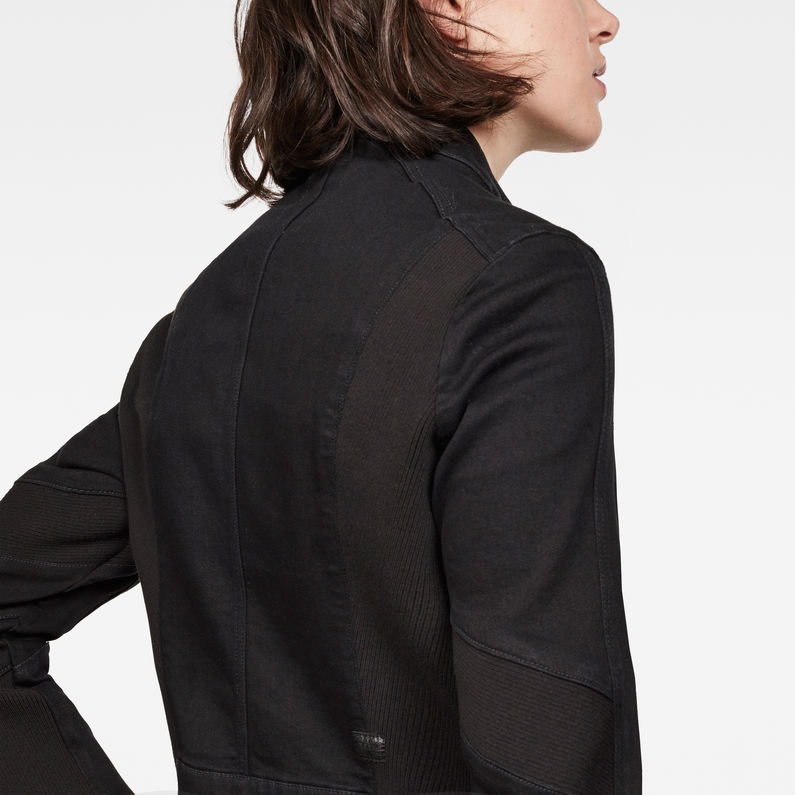 G-Star RAW® Motac-X Denim Jacket Black detail shot