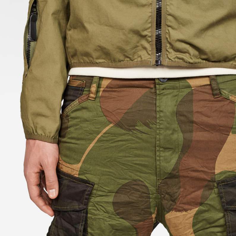G-Star RAW® Rovic Mix Loose Shorts Green detail shot