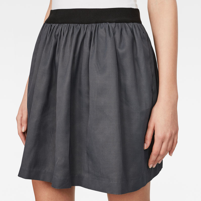 G-Star RAW® G-Star Flared Mini Skirt Black detail shot