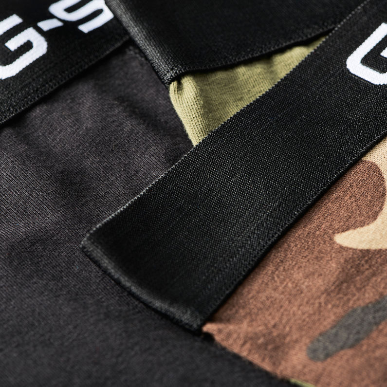 G-Star RAW® Tach Camo Trunks 3-Pack Grün detail shot