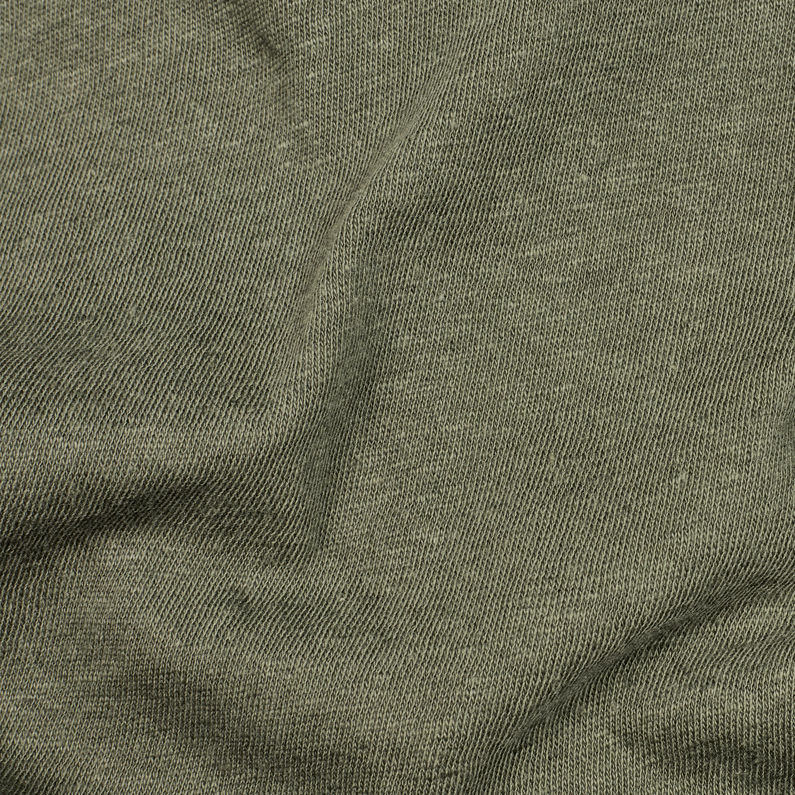 G-Star RAW® Dyv Straight Deep T-Shirt Green fabric shot