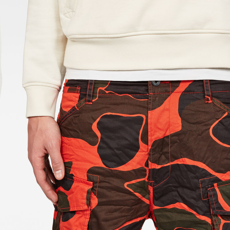 G-Star RAW® Rovic Loose Shorts Orange detail shot