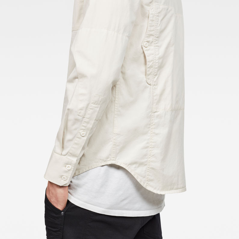 G-Star RAW® Hybrid Archive Stalt Straight Shirt White
