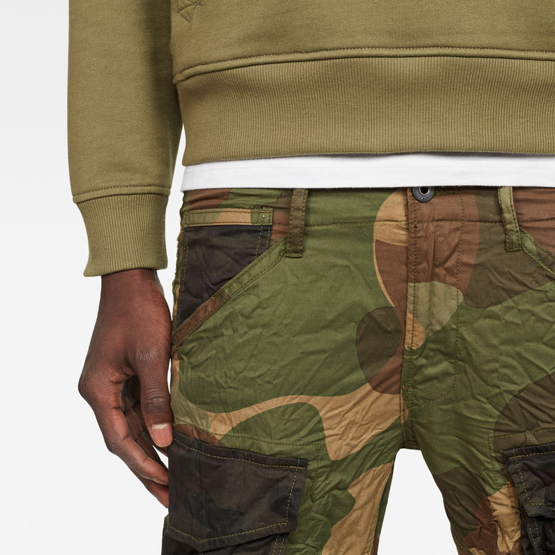 G-Star RAW® Rovic Mix 3D Tapered Pants Green detail shot