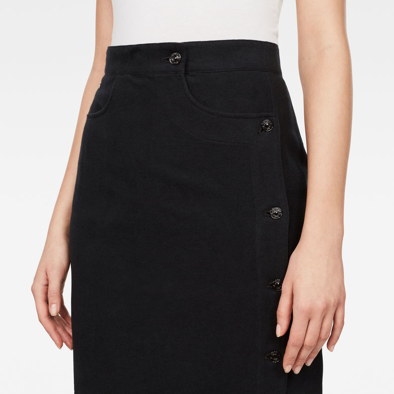 G-STAR® Deconstructed D-Staq Ultra High-Waist Skirt Black