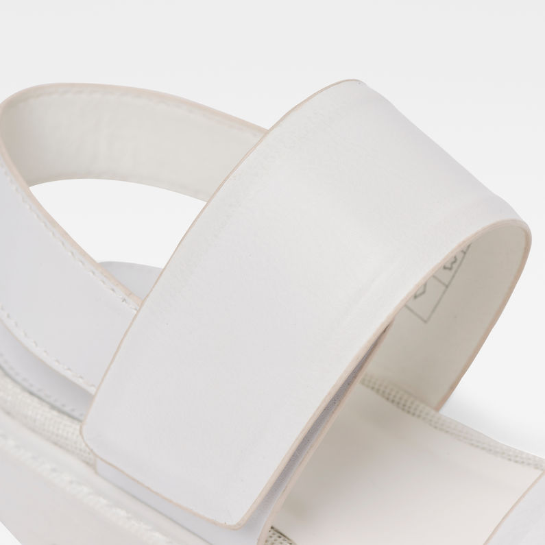 G-STAR® Core Strap Flat Sandal White detail