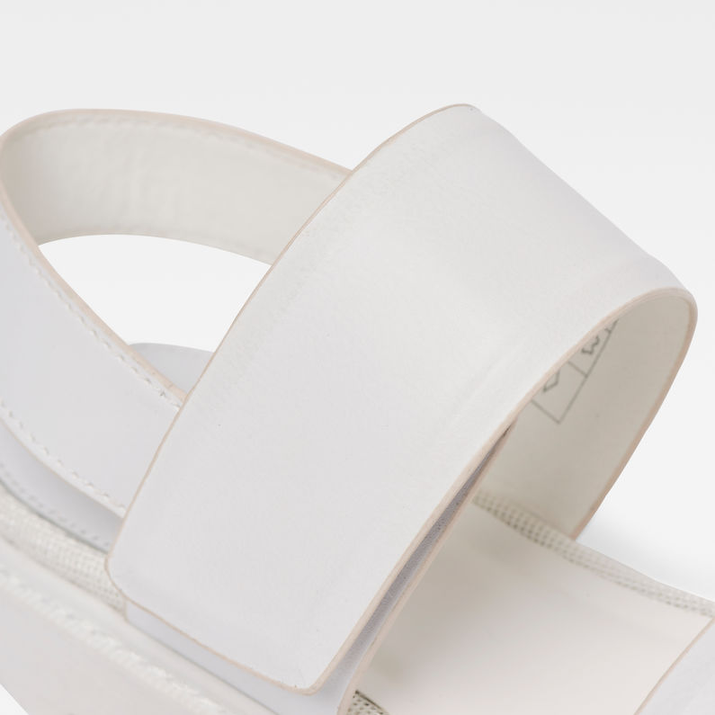 G-Star RAW® Core Strap Flat Sandal Weiß detail