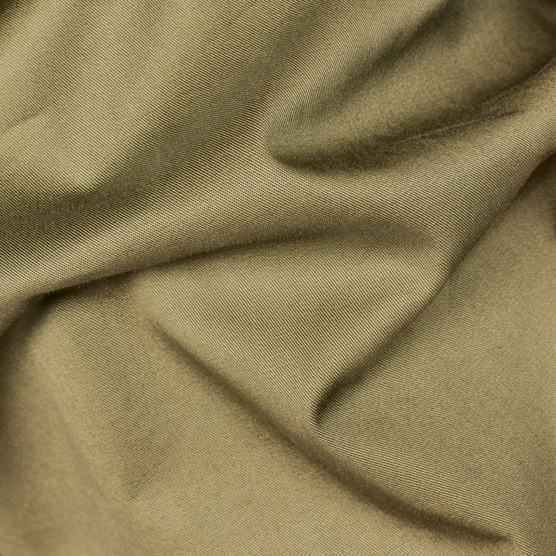 G-Star RAW® Type C Zip Utility Overshirt Green fabric shot