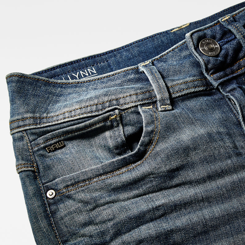G-STAR® Lynn Mid Waist Skinny Jeans Dunkelblau
