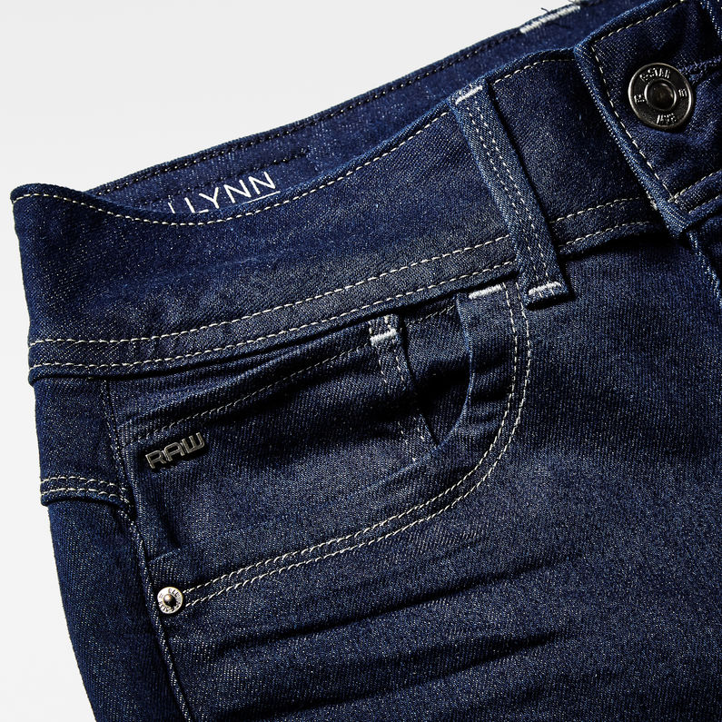 G-STAR® Lynn Mid Waist Skinny Jeans Dunkelblau