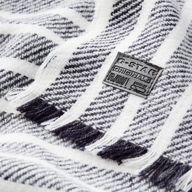 G-Star RAW® Dorala Strip Scarf Dark blue