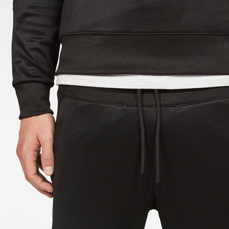 G-Star RAW® Motac Deconstructed Skinny Sweatpants Schwarz detail shot