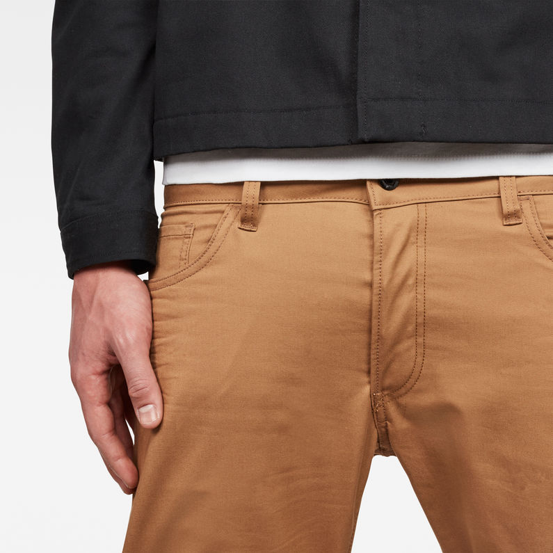 G-Star RAW® Motac-X Deconstructed 3D Slim Pants Brun detail shot buckle