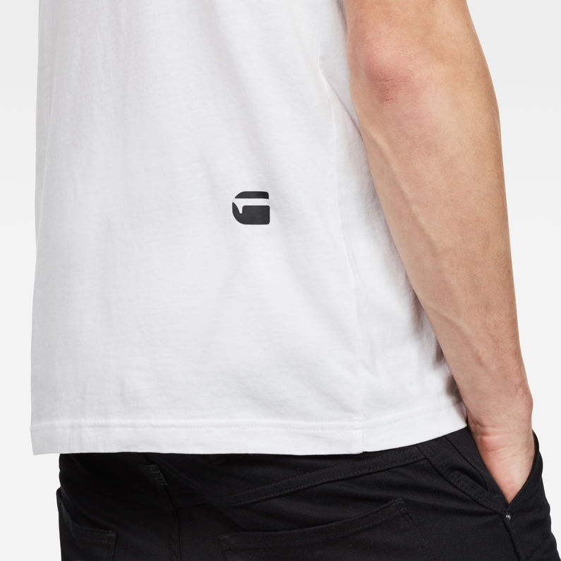 G-Star RAW® Noct T-Shirt White detail shot
