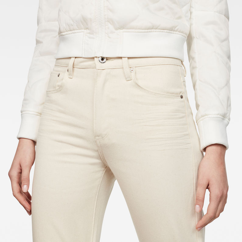 G-Star RAW® 3301 Ultra High Straight 7/8-Length Jeans White