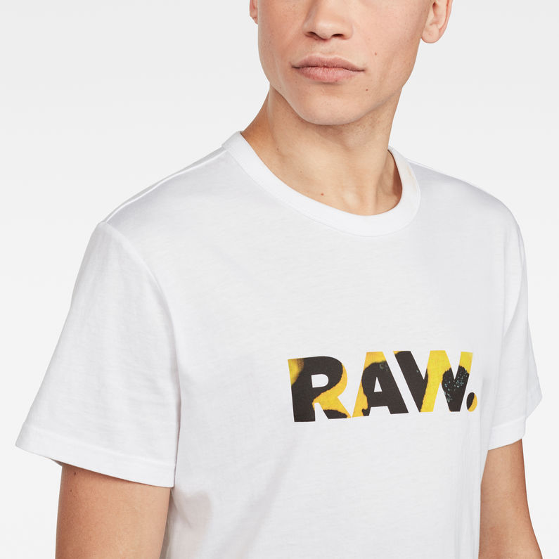 G-Star RAW® Fian T-Shirt White detail shot