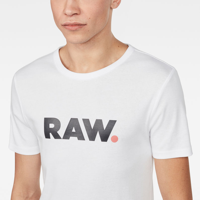 G-Star RAW® Lyl Slim T-Shirt White detail shot