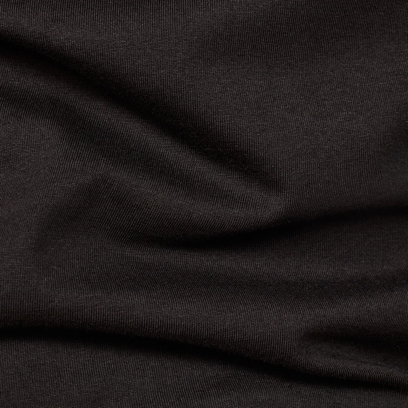 G-Star RAW® Spiraq T-Shirt Black fabric shot