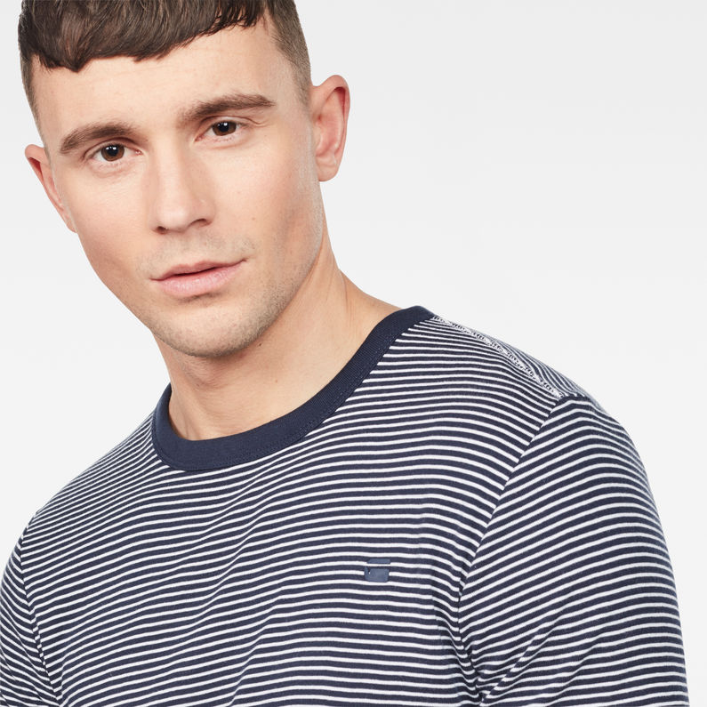 G-Star RAW® Ciaran Stripe T-Shirt Bleu foncé