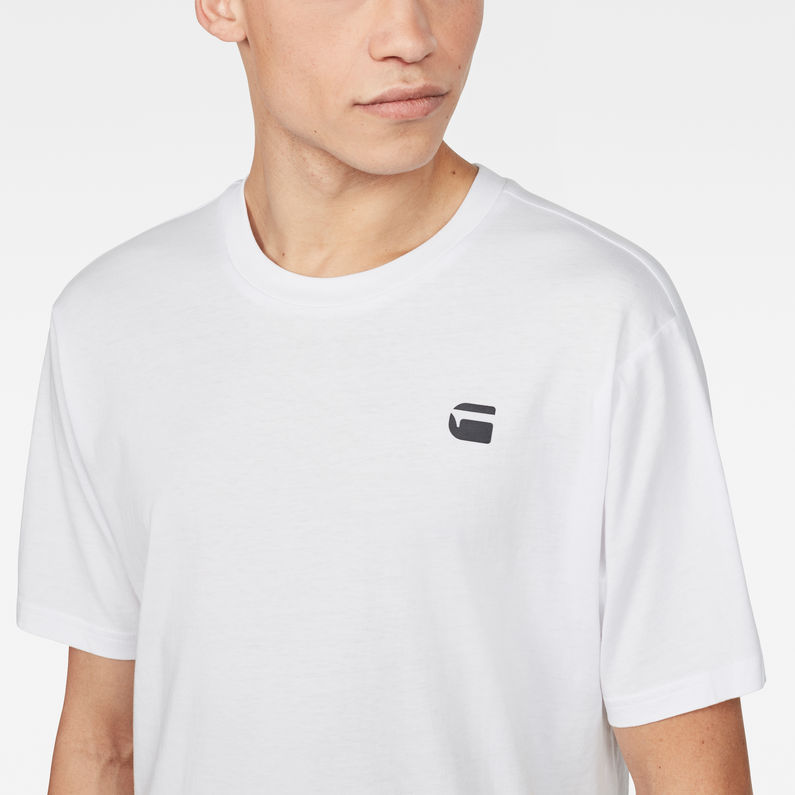 G-Star RAW® Raw Correct Korpaz Loose Long T-Shirt White detail shot