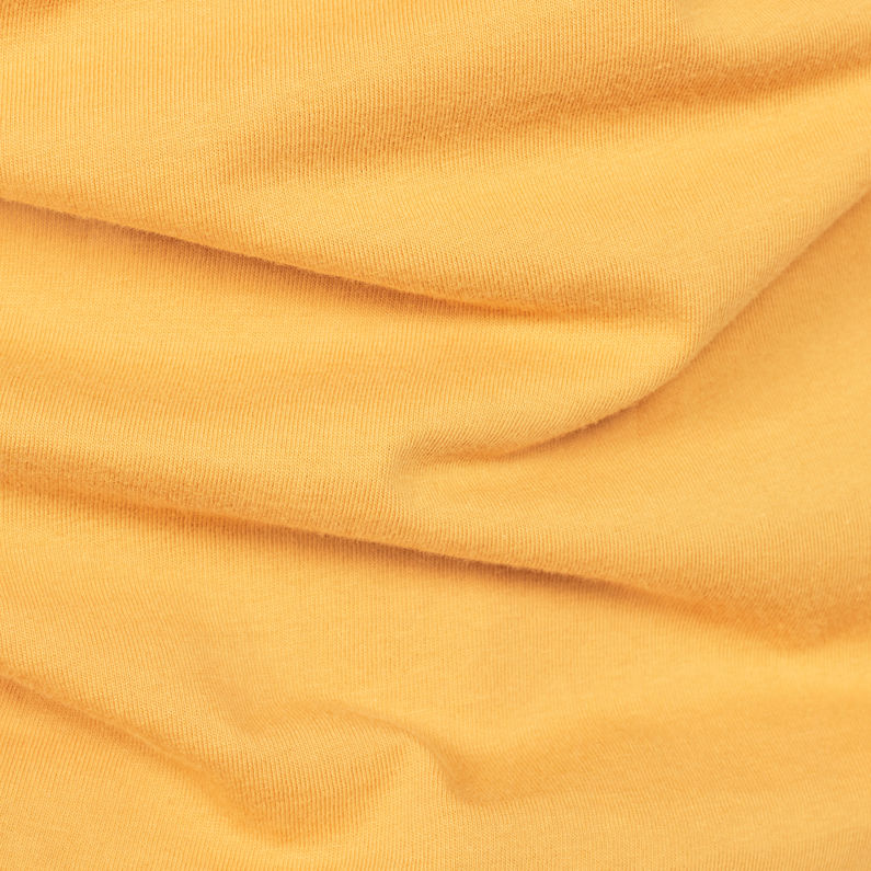 G-Star RAW® Raw Correct Korpaz Loose Long T-Shirt Yellow fabric shot