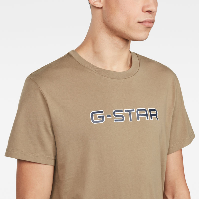 G-Star RAW® Geston T-Shirt Beige detail shot