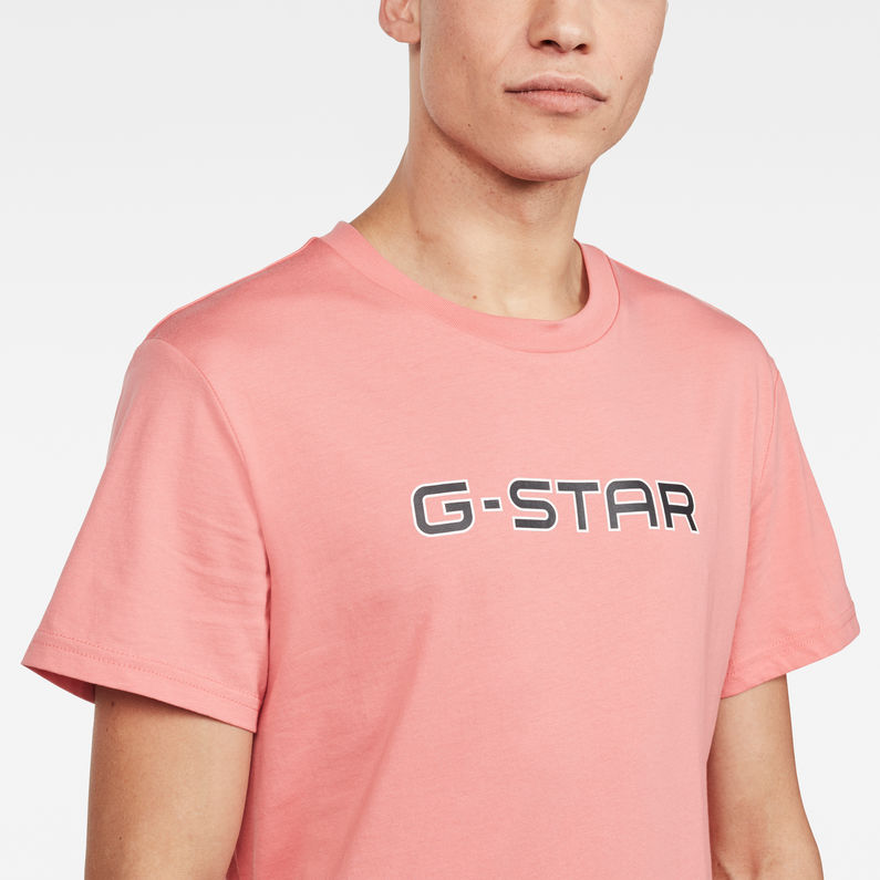 G-Star RAW® Geston T-Shirt Pink detail shot