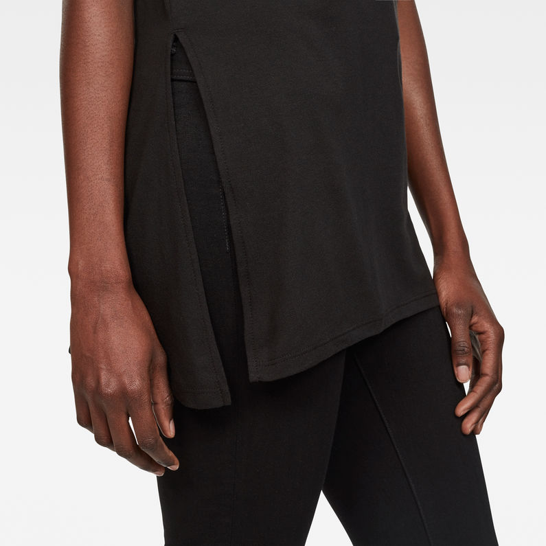 G-Star RAW® Rovi Knotted T-Shirt Black detail shot