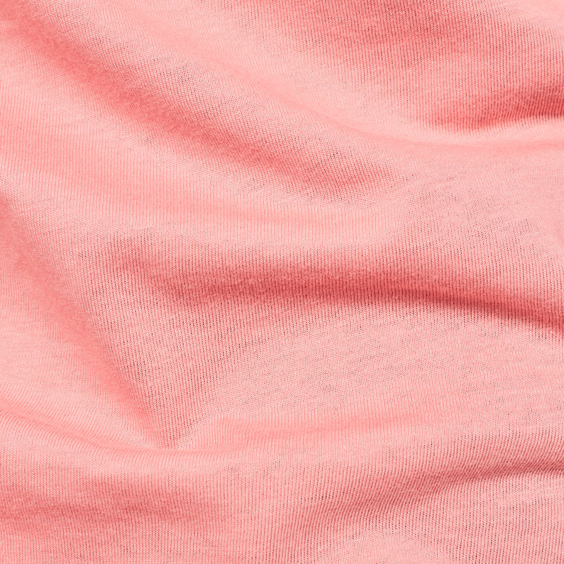 G-Star RAW® Raw Correct Rowinda Straight T-Shirt Pink fabric shot