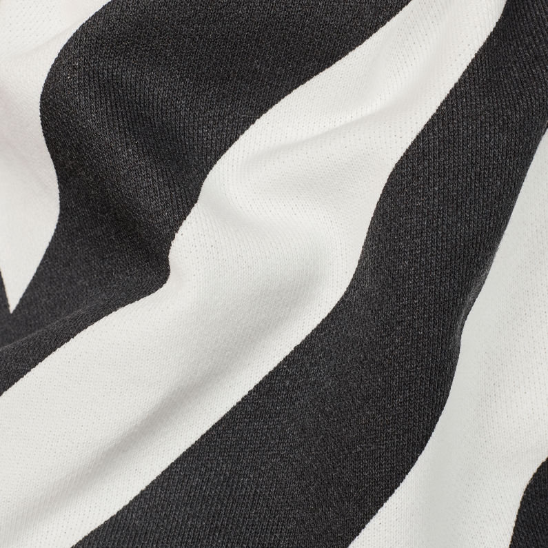 G-Star RAW® Dzzc Cropped Sweater Noir fabric shot