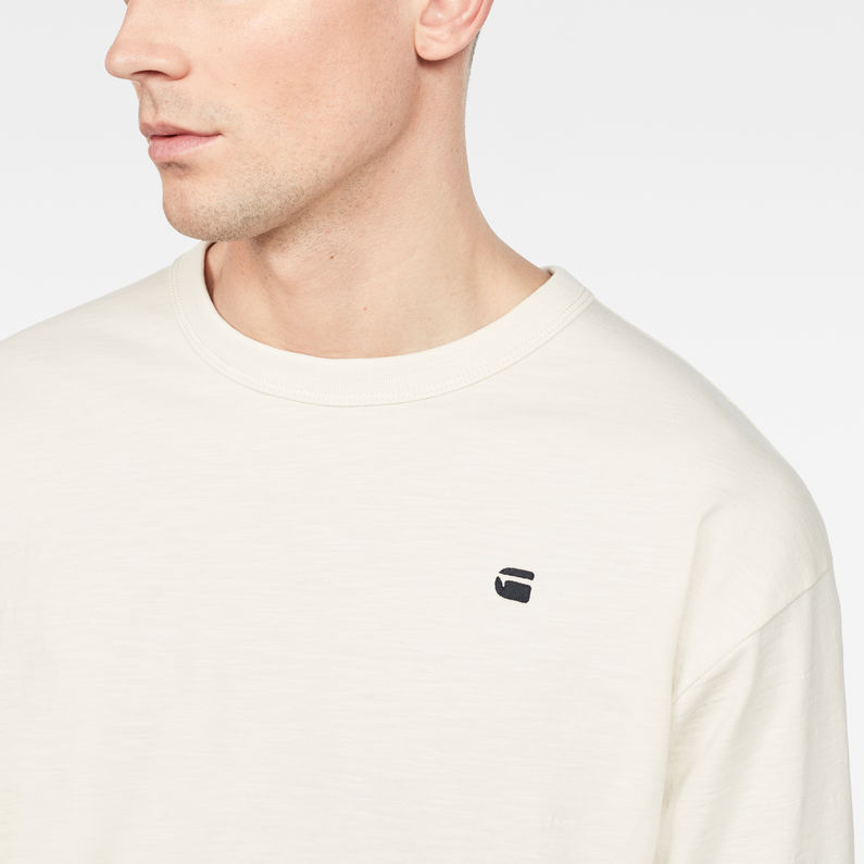 G-Star RAW® Dommic 3/4-Sleeve T-Shirt White detail shot