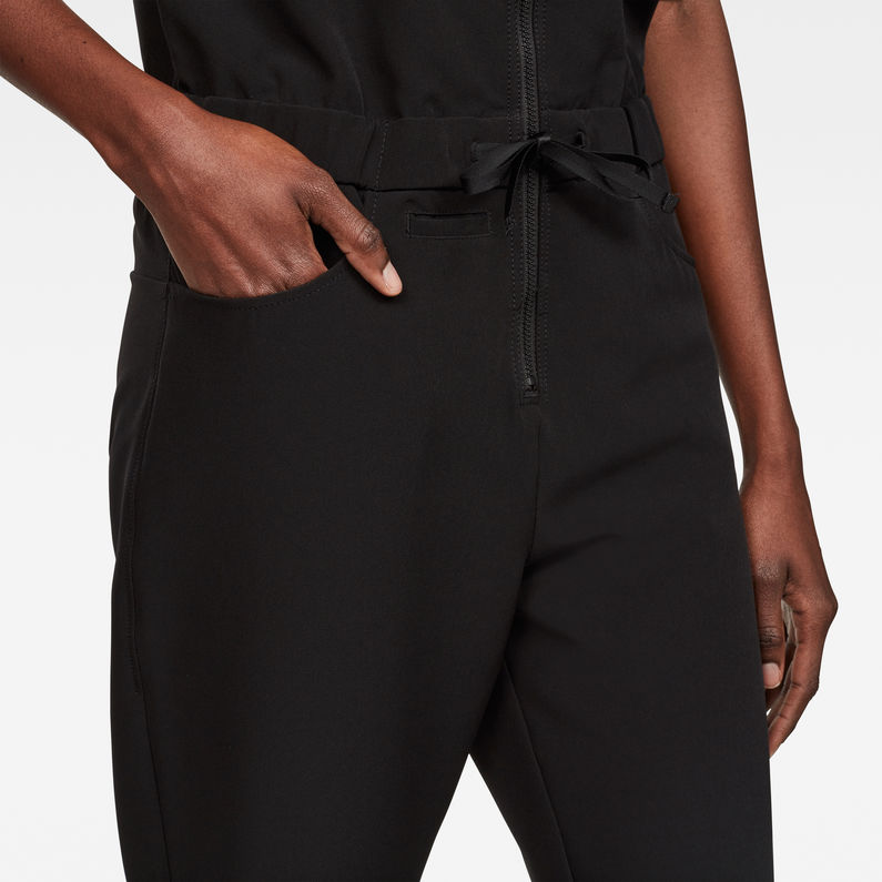 G-Star RAW® D-Staq Sport Jumpsuit Black detail shot
