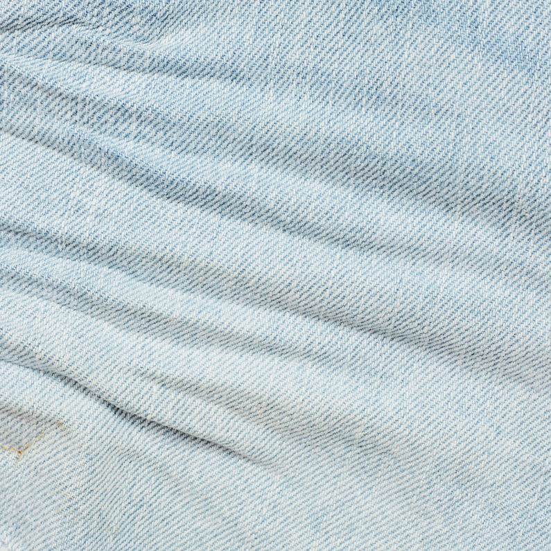 G-Star RAW® Arc Mid Waist Ripped Shorts Hellblau fabric shot