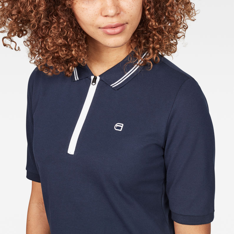 G-Star RAW® Raw Correct Slim 1/2-Sleeve Polo Dark blue