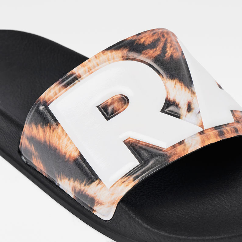 G-Star RAW® Cart Pattern II Slide Black detail