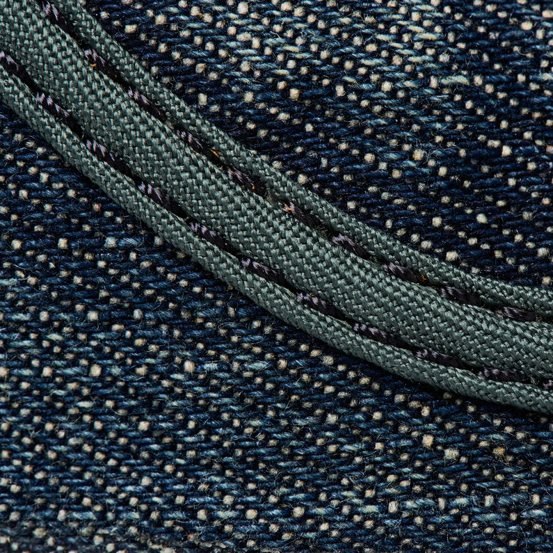 G-Star RAW® Rovulc Roel Wash Mid Sneaker Dark blue fabric shot