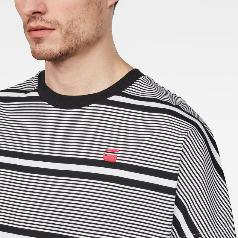 G-Star RAW® Collyde Stripe 5 T-Shirt Black detail shot