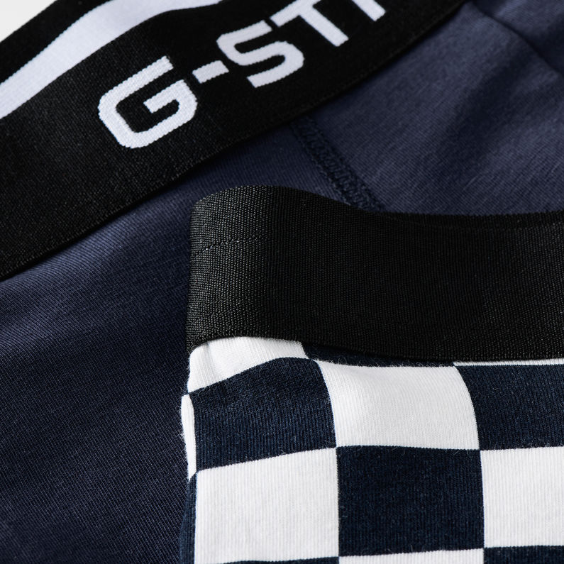 G-STAR® Tach Trunk Pattern 2-Pack Dark blue detail shot