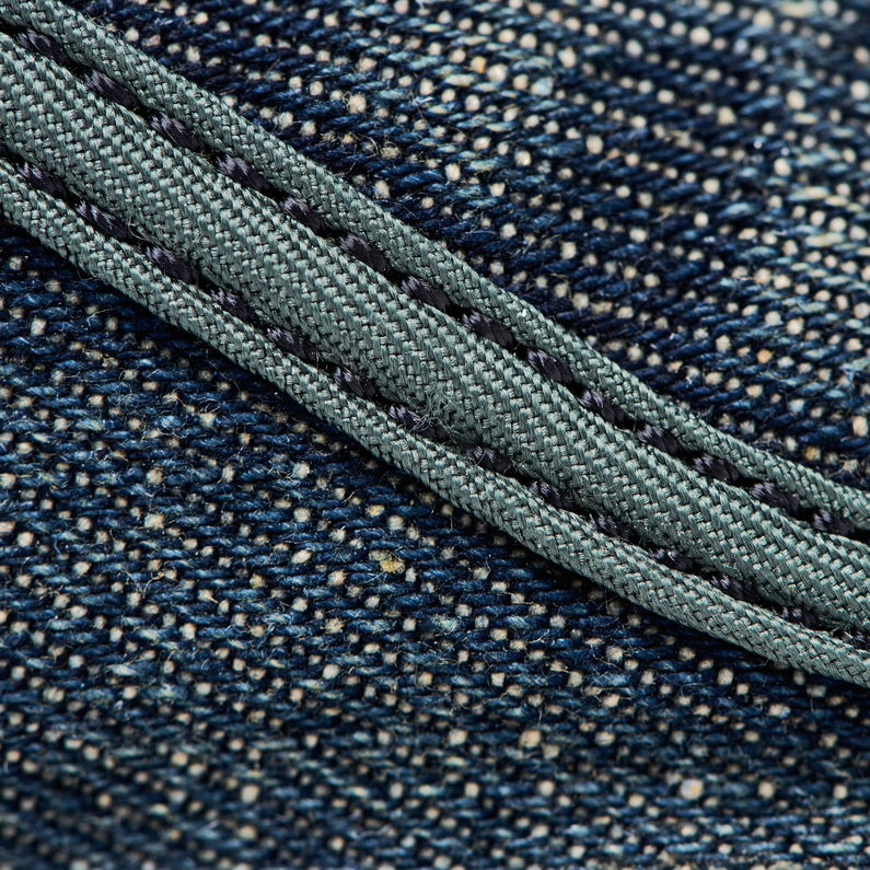 G-Star RAW® Rovulc Roel Wash Low Sneaker Azul oscuro fabric shot