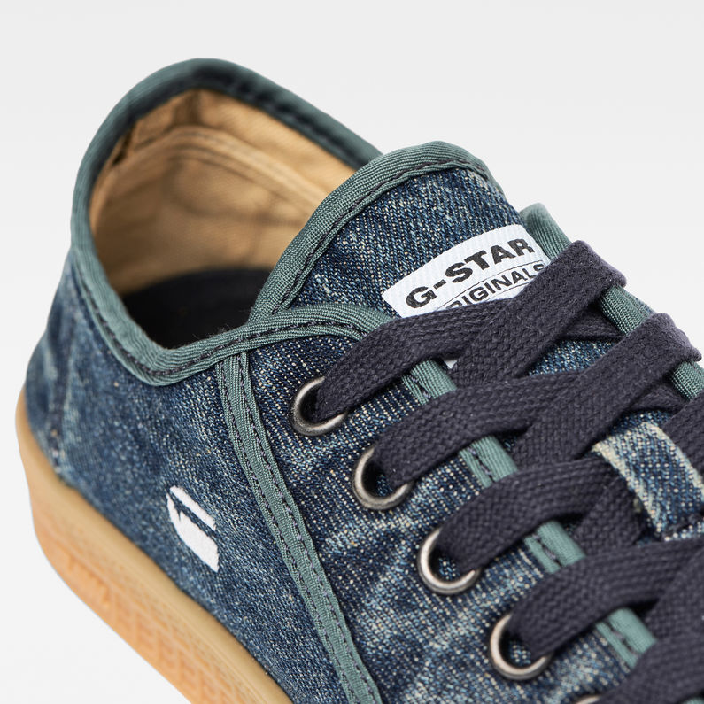 G-Star RAW® Rovulc Roel Wash Low Sneaker Azul oscuro detail